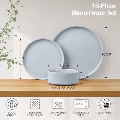 Dinnerware Sets for 6 (18 Count)