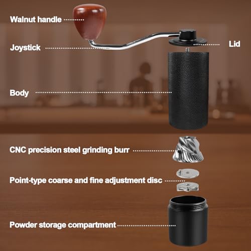 Manual Coffee Grinder Gift Box Non (Non-detachable / Black)
