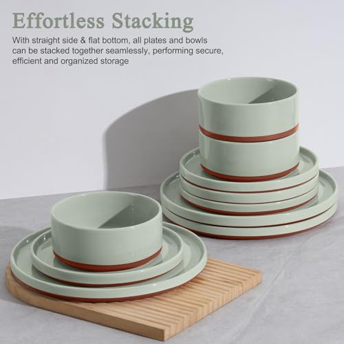 Stoneware Dinnerware Sets Service for 8