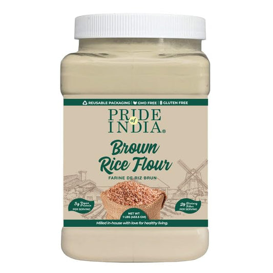 PACK of 6 Brown Rice Flour 1 lbs (96 Ounce)
