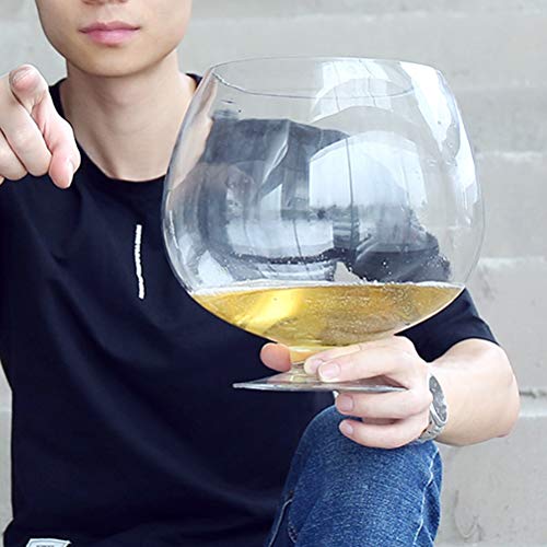 2000ml To 12000ml Super Big Crystal Glass Brandy Glasses Drink Snifters Bar Wine Surprised Drinkware