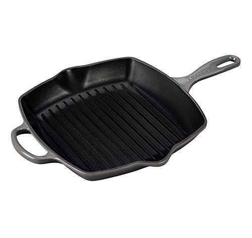 Enameled Cast Iron Square Skillet Grill