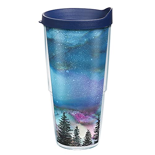 Inkreel The Heavens Made in USA Double Walled Insulated Tumbler Travel Cup Keeps Drinks Cold & Hot (Inkreel - The Heavens / 24oz Classic Tumbler with Travel Lid)