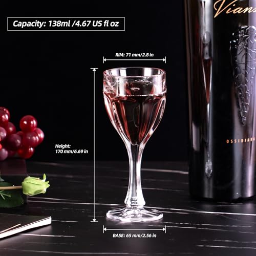 Crystal Red Wine Glasses Set of 2 (2 Count)