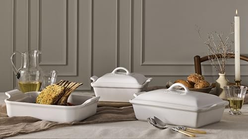Stoneware Heritage Covered Rectangular Casserole