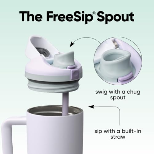 FreeSip Tumbler Stainless Steel Water Bottle 30 oz Open Air (Open Air / 30 Ounces)