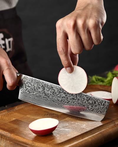 7 inch Nakiri Knife Japanese High Carbon Steel