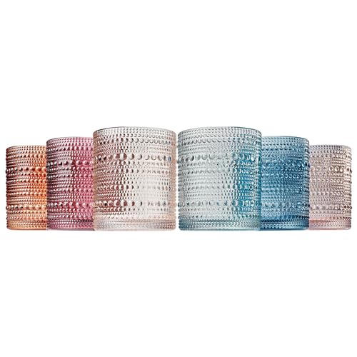 Beaded Tumbler Drinking Glasses Set
