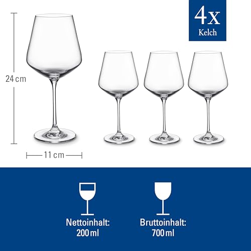 La Divina Burgundy Wine Goblet (4 Count)