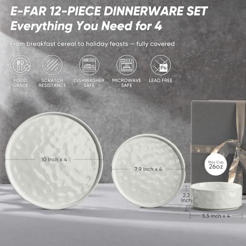 Stoneware Dinnerware Set (12 Count)