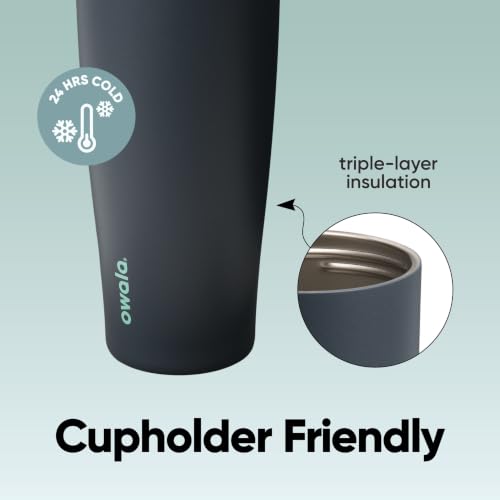 FreeSip Tumbler Stainless Steel Water Bottle 30 oz Foggy Tide (Foggy Tide / 30.1 Ounces)