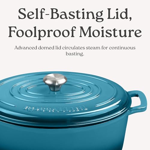 Signature Enameled Cast Iron Oval Dutch Oven