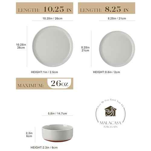 Plates and Bowls Sets (12 Count)
