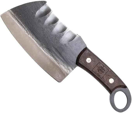 COOLINA Suratu Chopping Cleaver Chef's Knife, Multipurpose Handmade High-Carbon Stainless and Clad Steel, Kitchen, Home Cooking Knives