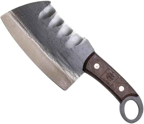 COOLINA Suratu Chopping Cleaver Chef's Knife, Multipurpose Handmade High-Carbon Stainless and Clad Steel, Kitchen, Home Cooking Knives