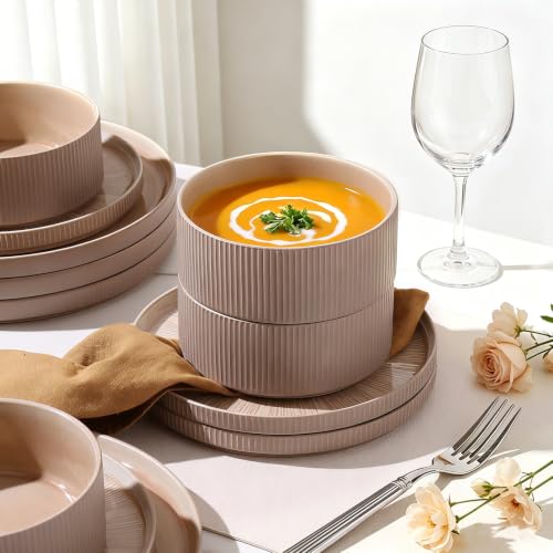 Stoneware Dinnerware Sets for 4 (12 Count)