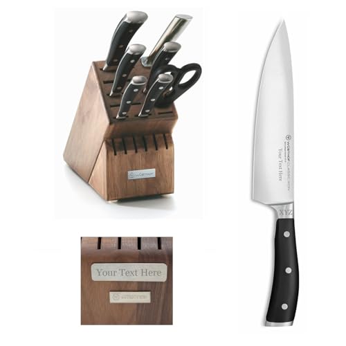 Classic IKON Knife Acacia Block Set (6 Count)