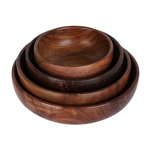 Wooden Salad Bowls Set