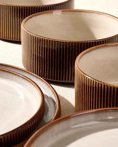 Stoneware Dinnerware Sets (24 Count)