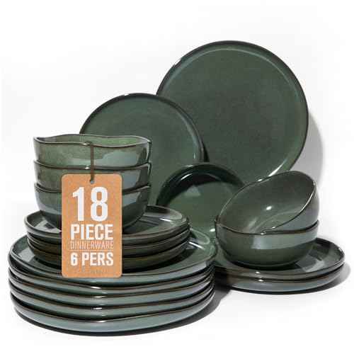 Plates and Bowls Sets for Family of 6