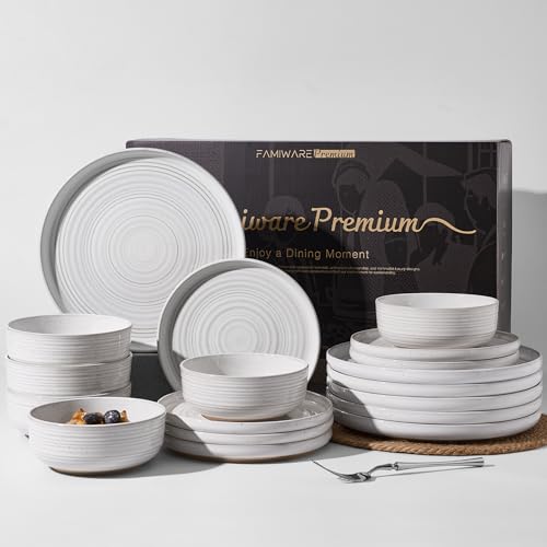 Stoneware Dinnerware Sets for 6 (18 Count)