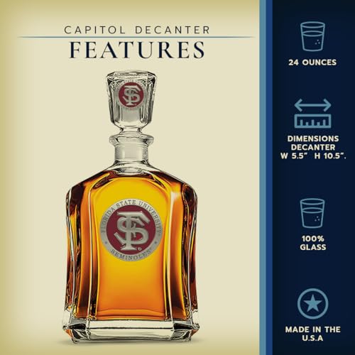 Florida State Seminoles Capitol Decanter