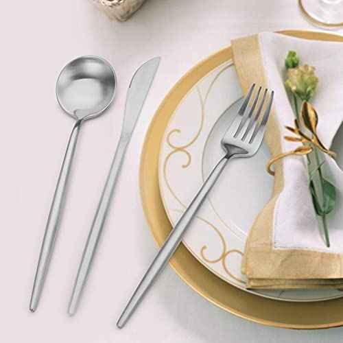 Matte Silverware Set for 4 (4 Count)
