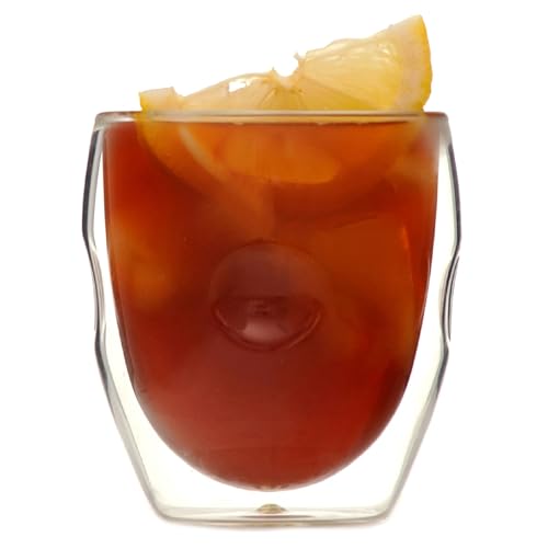 Moderna Artisan Series Double Wall 8 oz Beverage Glasses (8 Ounces)