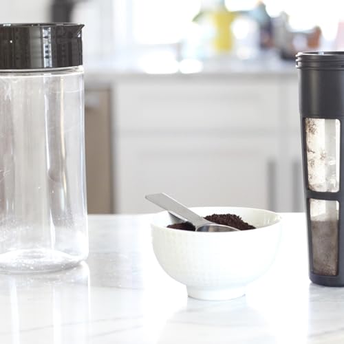 Glass Cold Brew Coffee Maker for Iced Coffee (2 Quart)