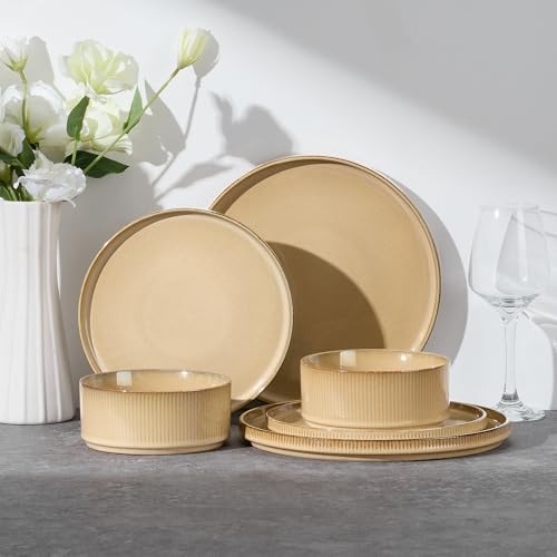 Stoneware Dinnerware Sets for 2