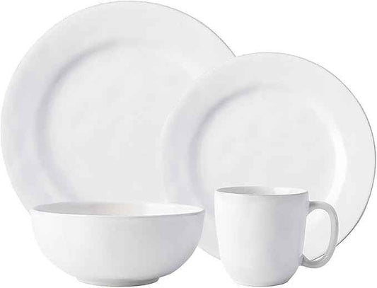 Juliska Puro Place Settings (Whitewash, 4pc w/Mug)