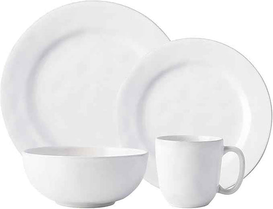 Juliska Puro Place Settings (Whitewash, 4pc w/Mug)