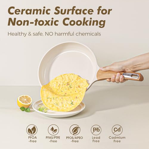 Ceramic Pots and Pans Set Nonstick