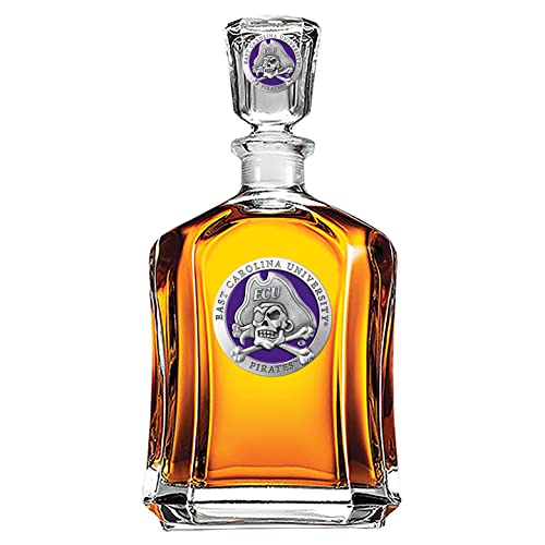 East Carolina Pirates Capitol Decanter