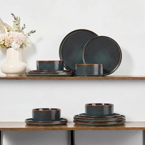 Stoneware Dinnerware Sets for 2