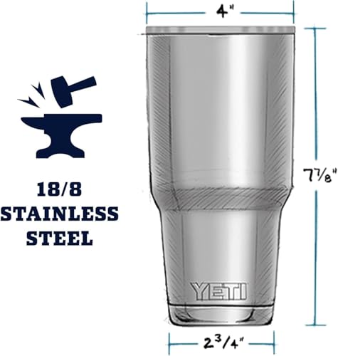 Rambler 30 oz Stainless Steel Vacuum Insulated Tumbler w (Seafoam)