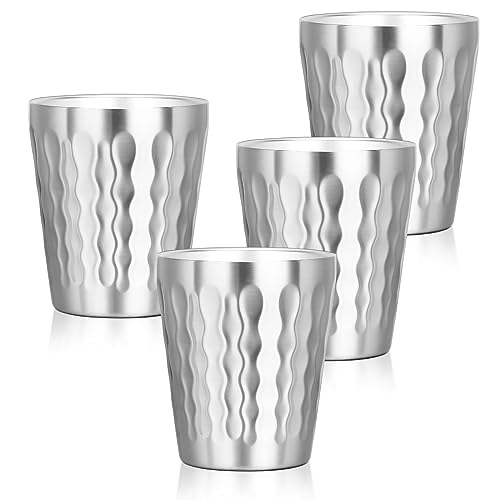 Stainless Cups (fire diamond-patterned / 10oz,4pcs)