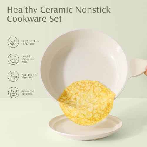 23 PCS Nonstick Ceramic Cookware Set