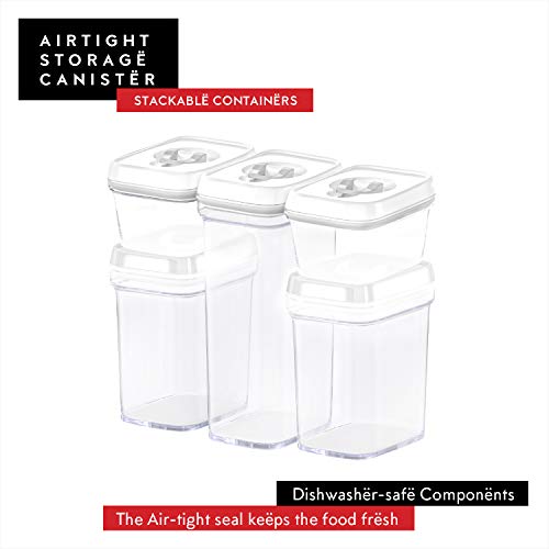Airtight Food Storage Containers with Lids (07 (Set of 5))