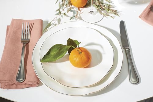 Blue Bay White Porcelain 18 (18-Piece Dinnerware Set)