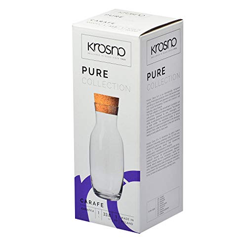 Water Carafe with Cork Stopper