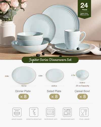 Jupiter Dinnerware Sets (24 Count)