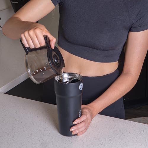 Stainless Steel Insulated Tumbler Cup with Straw & Sip Lid (Louie Lilac)