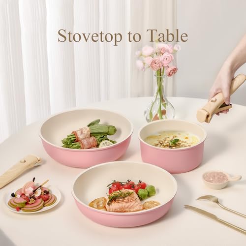 19pcs Pots and Pans Set Non Stick