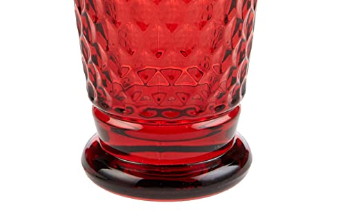 Boston Red Crystal Highball Glasses (4 Count)
