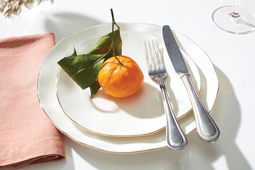 Blue Bay 4 Piece Set Dinner Plates (Dinner Plates, Set of 4, White)