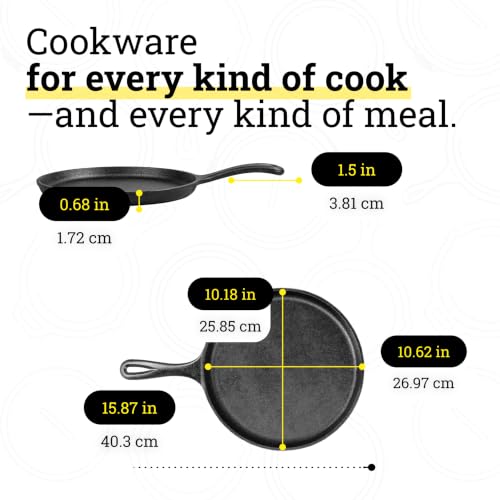 Cast Iron 7 Piece Set (7 Piece / Pan Set)