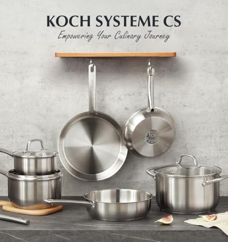 Stainless Steel Cookware Set 17 Piece with Triply Base