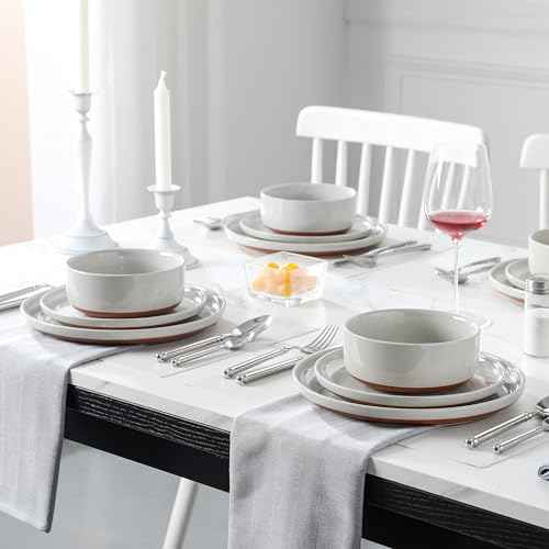 Plates and Bowls Sets (24 Count)