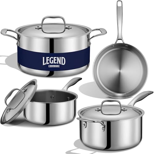 5 Ply Stainless Steel Cookware Set (7 Count)
